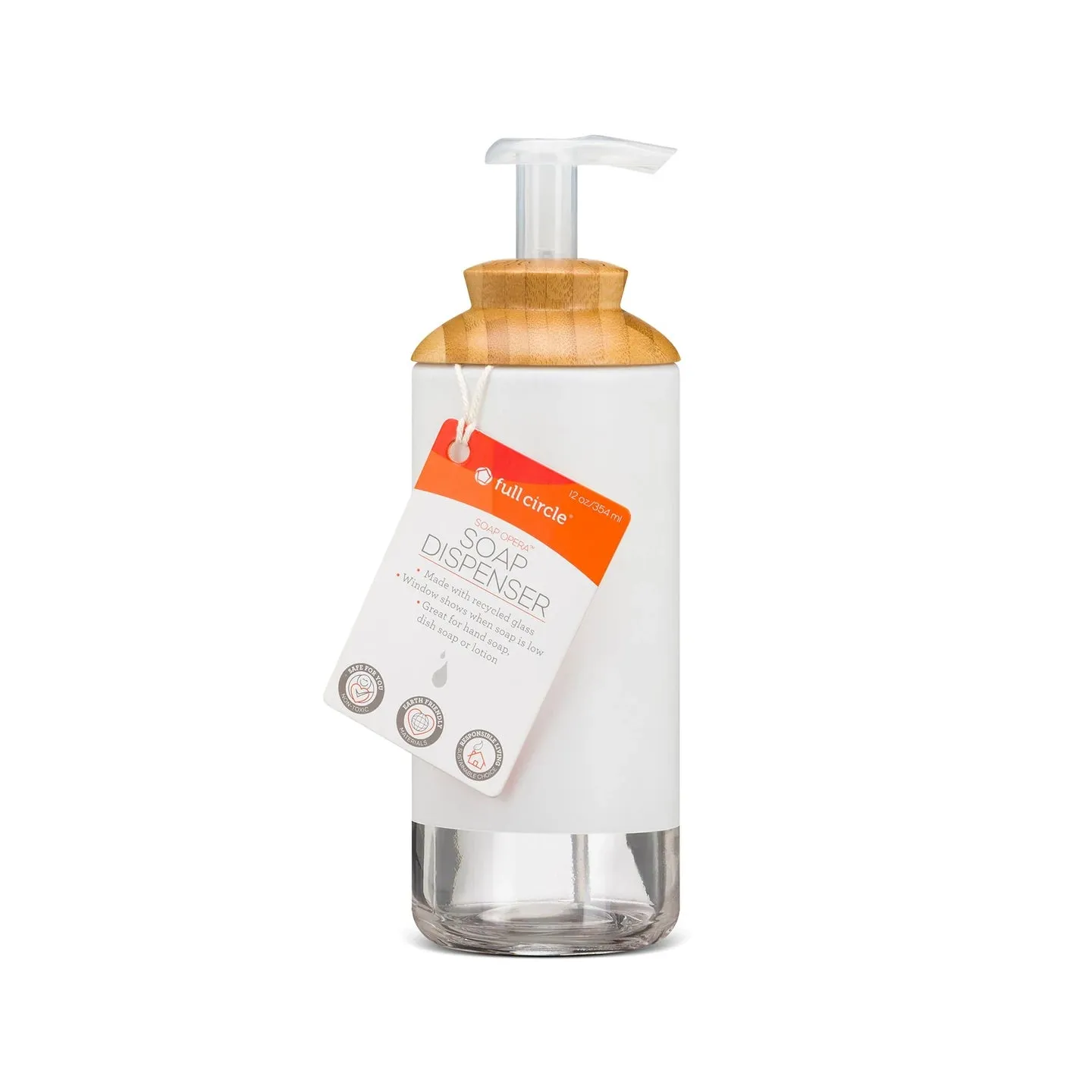 12 oz. Soap Dispenser White