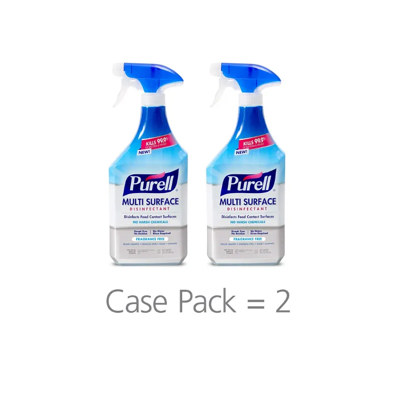 2 Purell Multi-Surface Disinfectant Sprays