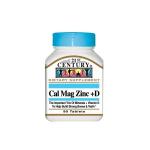 21st Century Cal Mag Zinc   D 90 Tablets