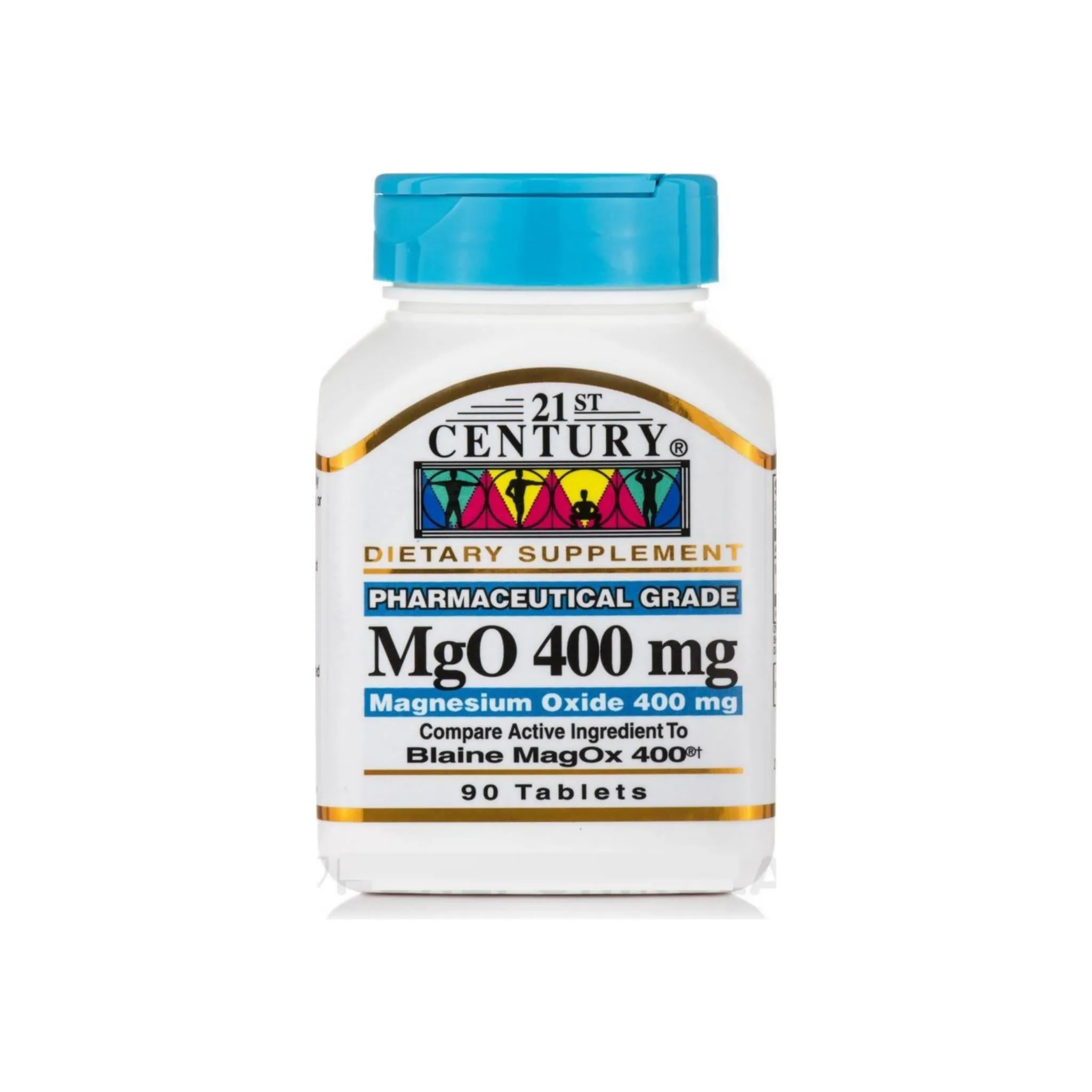 21st Century Magnesium Oxide Tablets 400 mg 90 ea