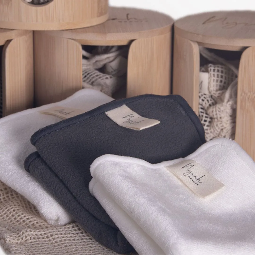 3-Pack Reusable Bamboo Face Cloths