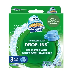 6 Scrubbing Bubbles Continuous Clean Drop-Ins Toilet Cleaner Tablets