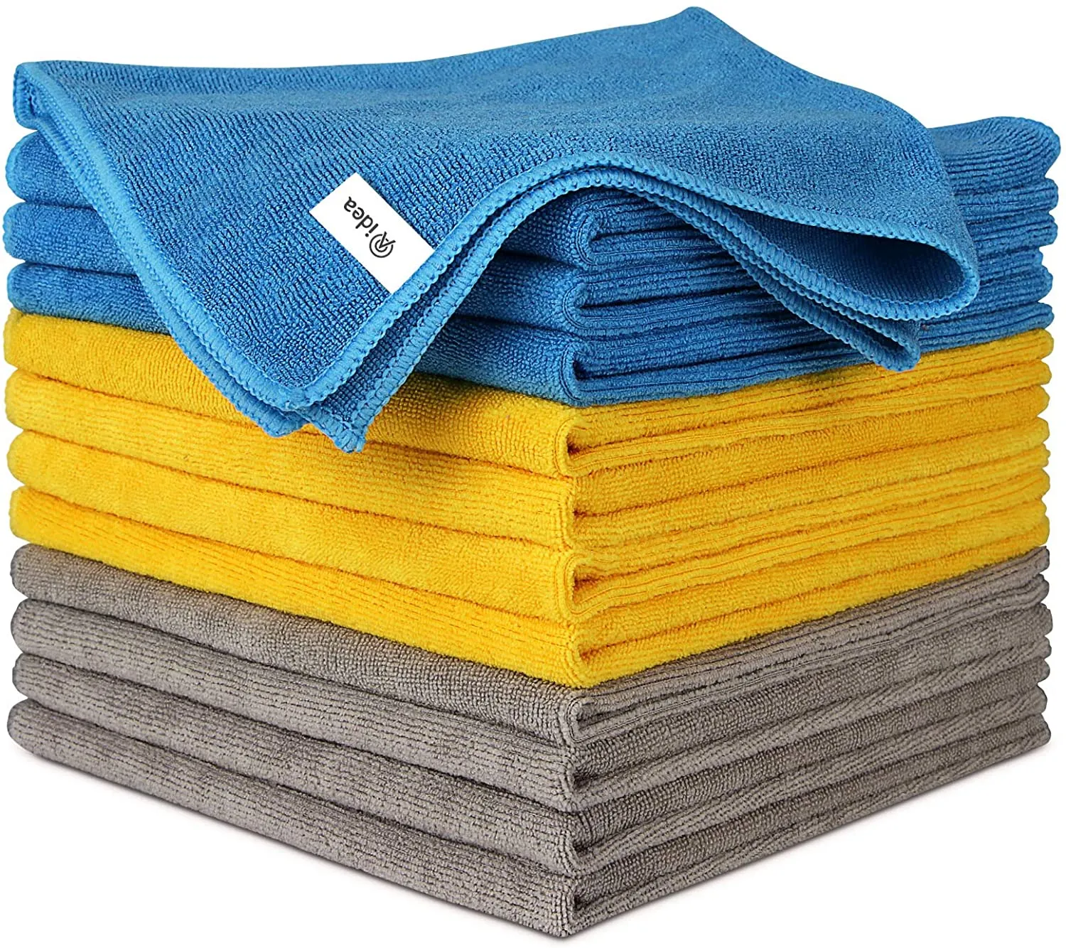 AIDEA Professional Microfiber Cleaning Cloth, Multi-Purpose Microfiber Cleaning Towel, Absorbent Cleaning Rags, Lint-Free Streak-Free, Premium Microfiber Cloth for Cleaning Kitchen, Bathroom, Glass