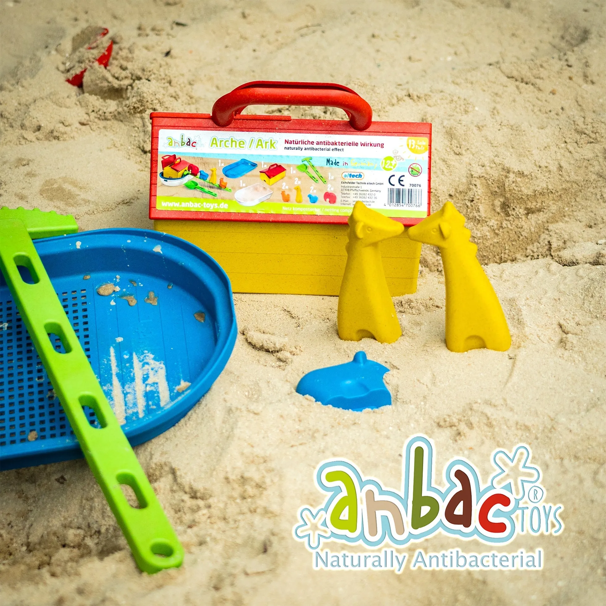Antibacterial Sand Play Kit - Noah's Ark