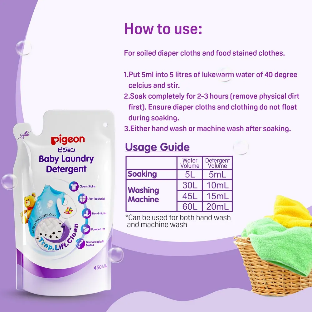 Baby Liquid Laundry Detergent Refill - 450ml