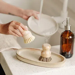 Bamboo pot brush (set of 2)