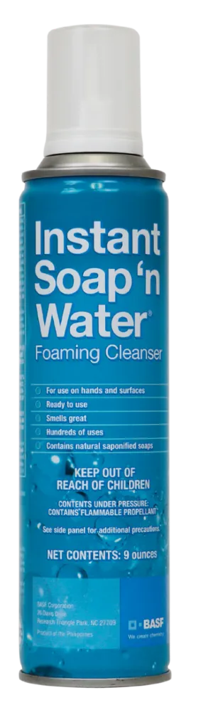 BASF Instant Soap 'N Water® Foaming Cleanser