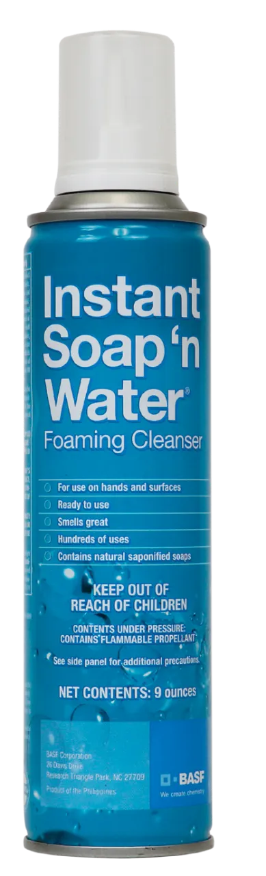 BASF Instant Soap 'N Water® Foaming Cleanser