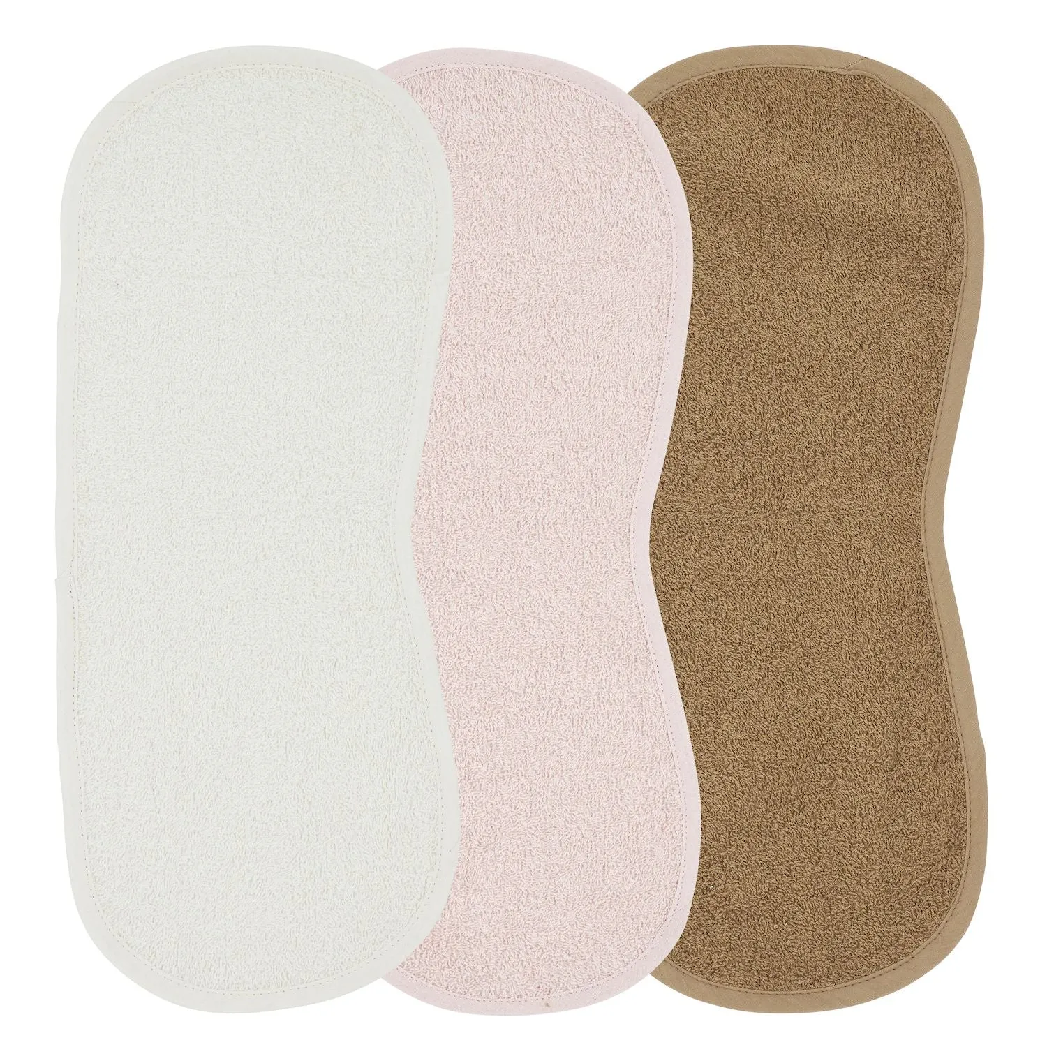 Basic Terry Burp Cloths 3pcs
