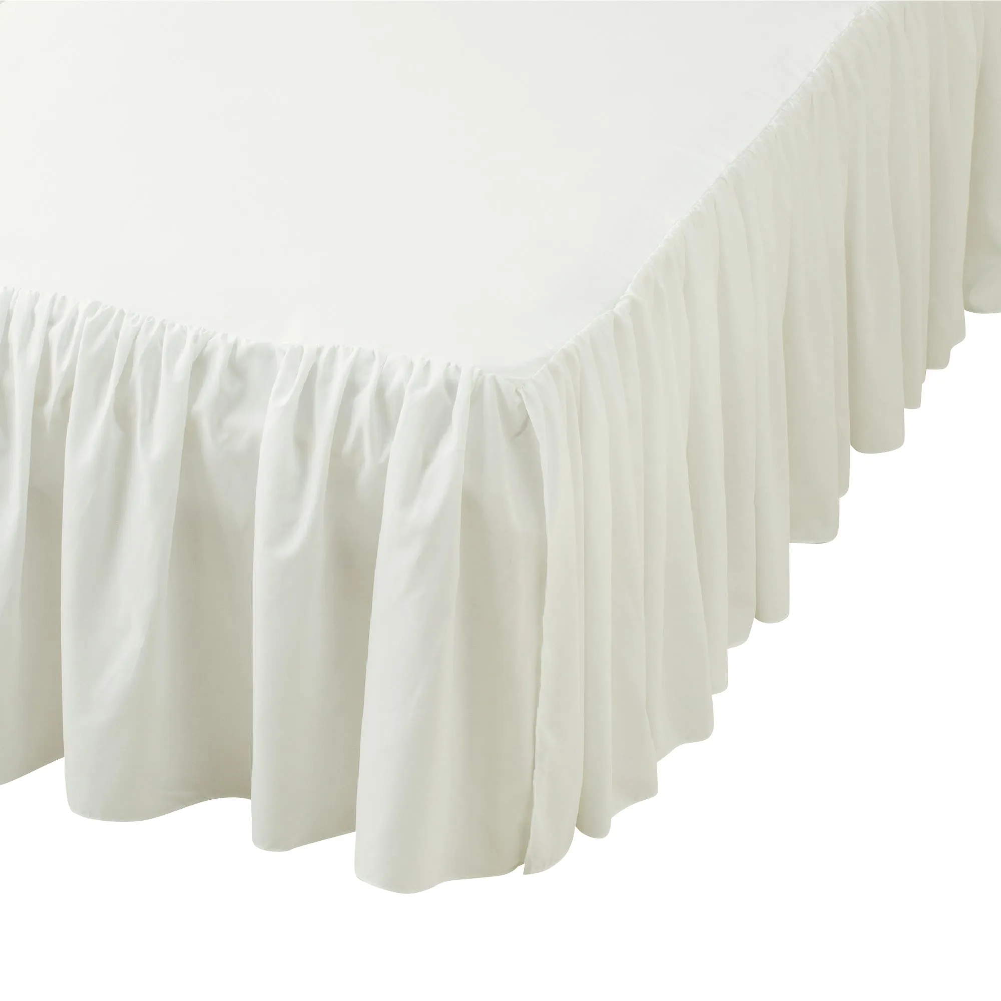 Bed Skirt Single Ivory