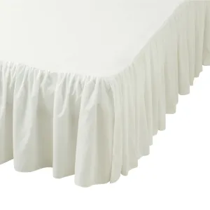 Bed Skirt Single Ivory