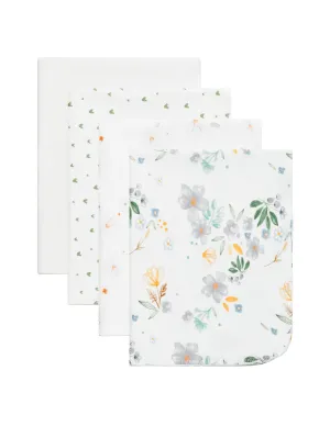 Burp Cloths - Modern Daisy Assorted