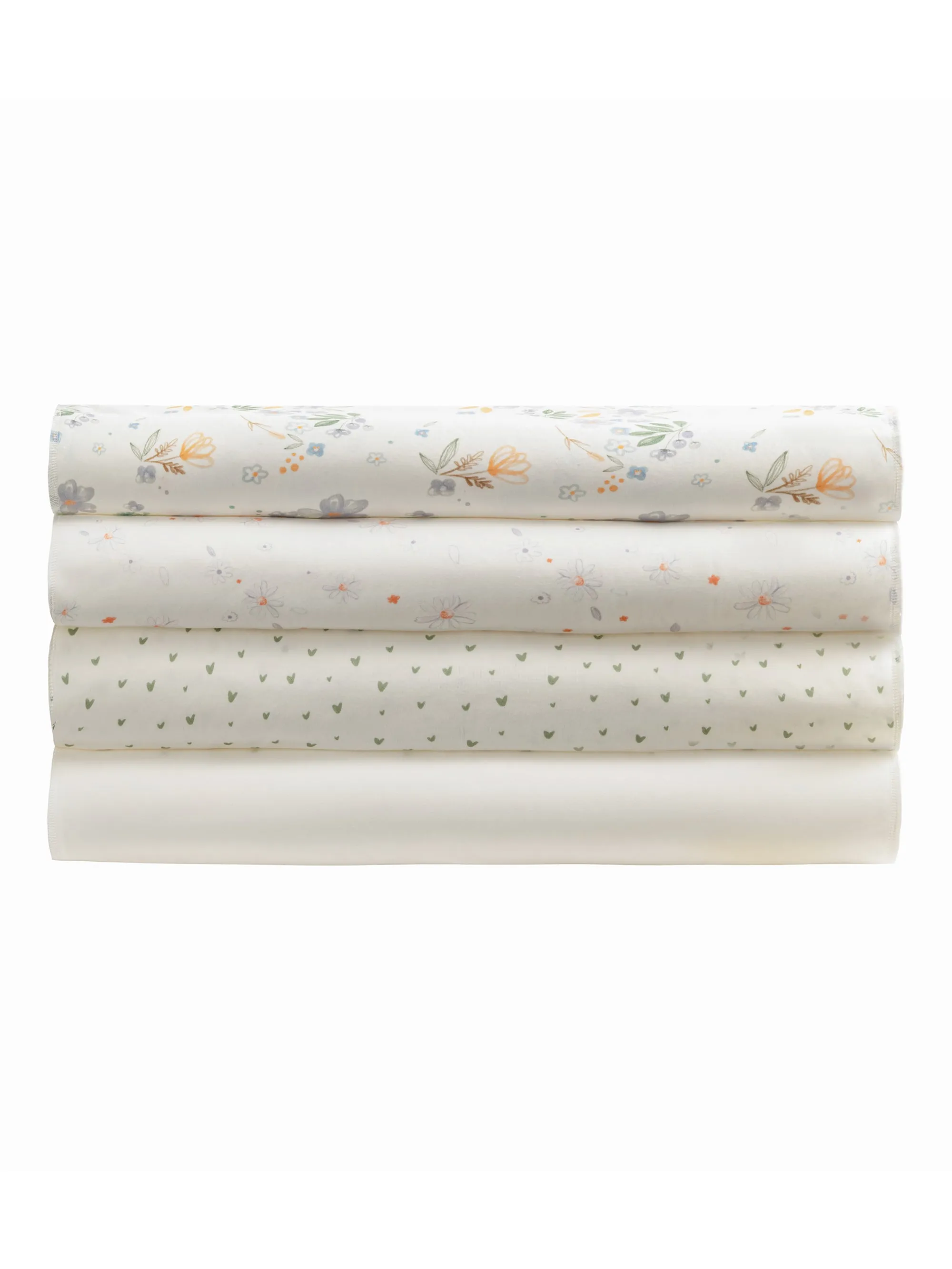 Burp Cloths - Modern Daisy Assorted