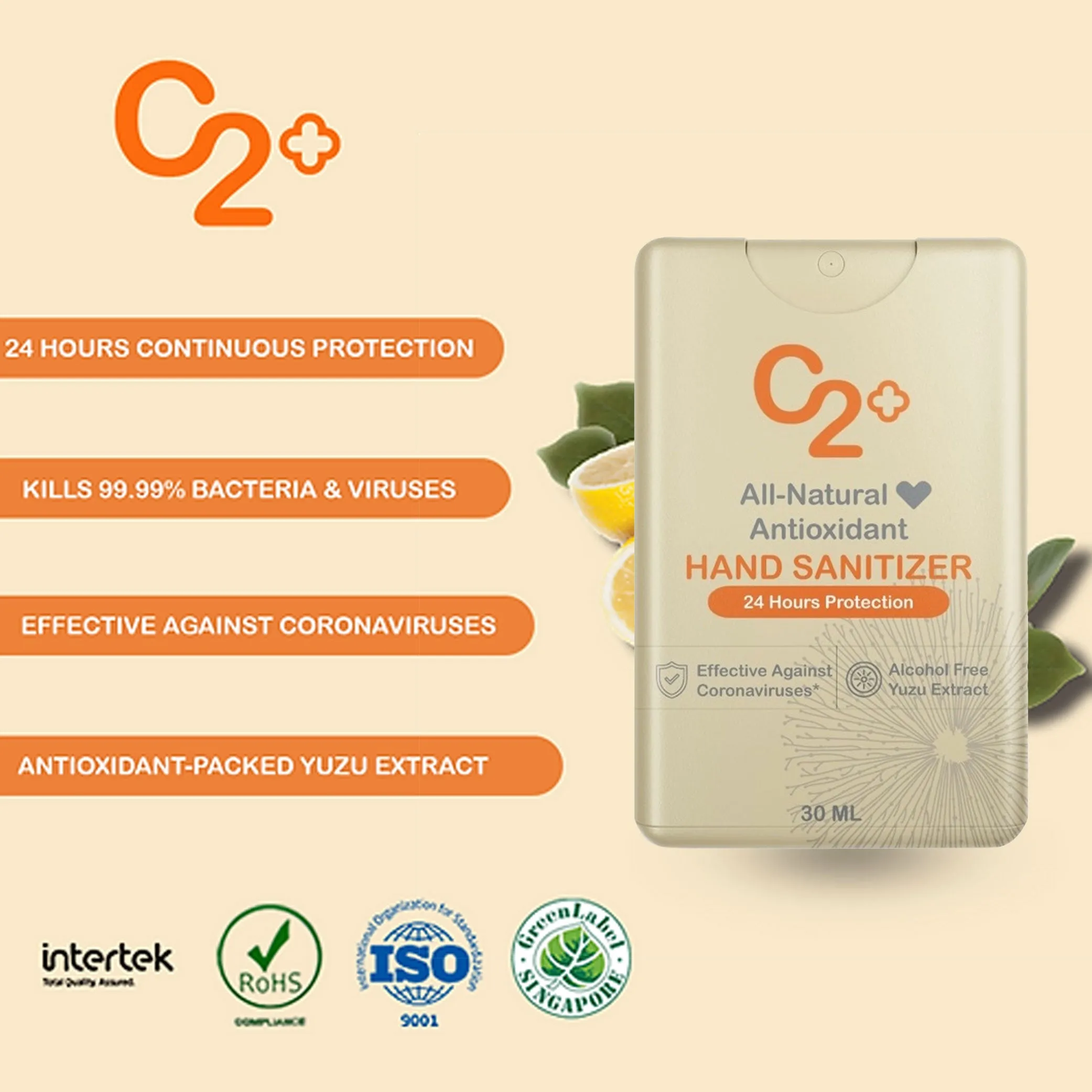 C2 Hand Sanitizer [24Hrs] 30ml