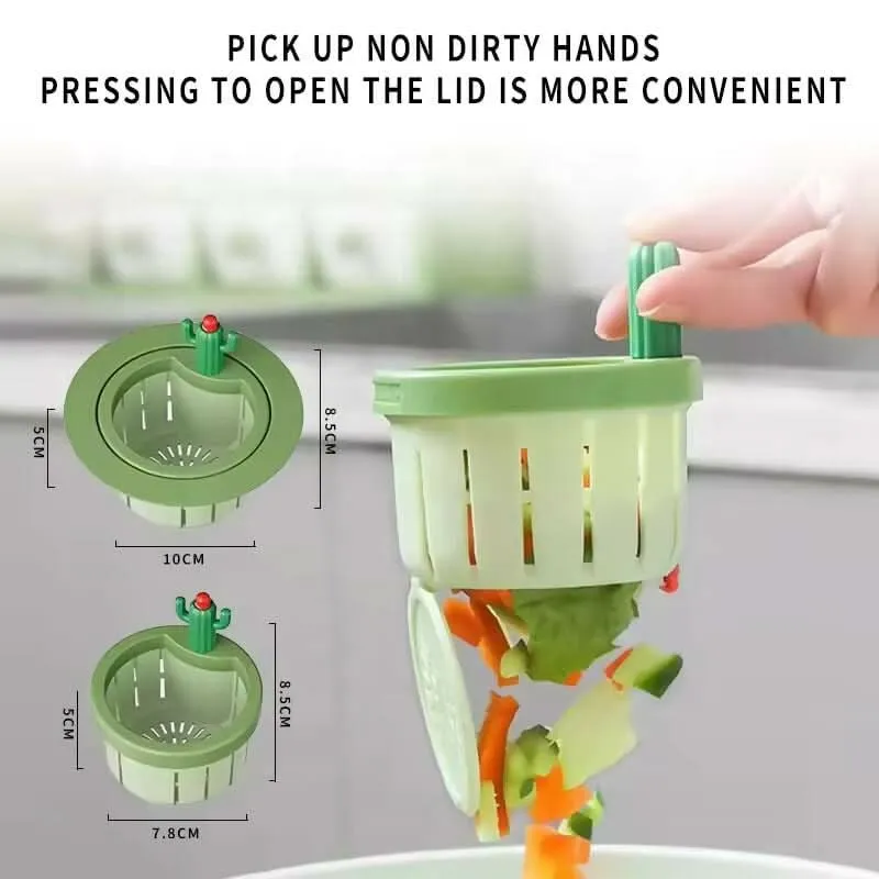 Cactus-Shaped Kitchen Sink Strainer with Novelty Design