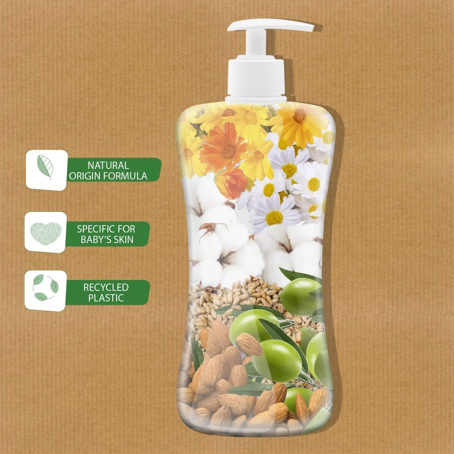 CHICCO BABY MOMENTS BATH SHAMPOO NO-TEARS FOR BABY SKIN 0M  200ML