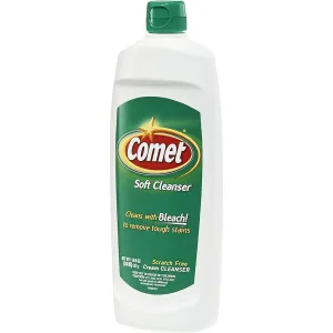 Comet Soft All-Purpose Cleaners Cream with Bleach, 24 Ounce