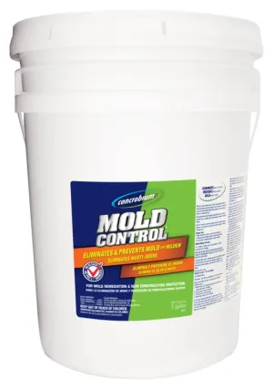 Concrobium 025-005 Mold Control, 5 gal, Liquid, Odorless, Clear :PAIL: QUANTITY: 1