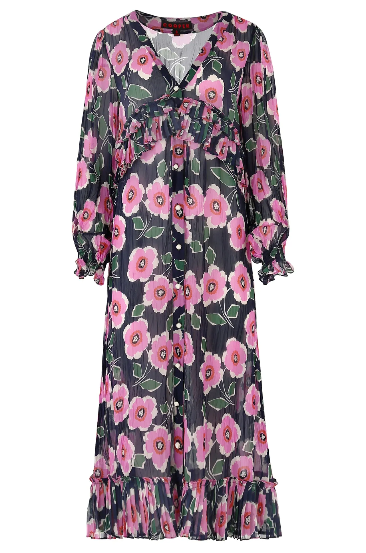 Cooper - Posy Days Ahead Pleating Point Dress
