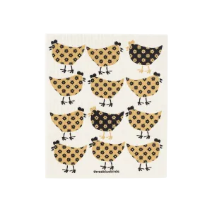 Country Chickens Swedish Dishcloth