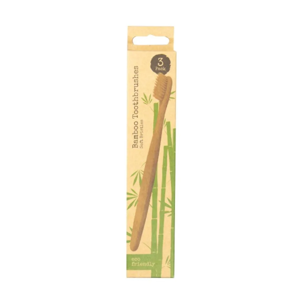 Dentaglo Bamboo Toothbrushes | Pack of 3 | Eco Friendly