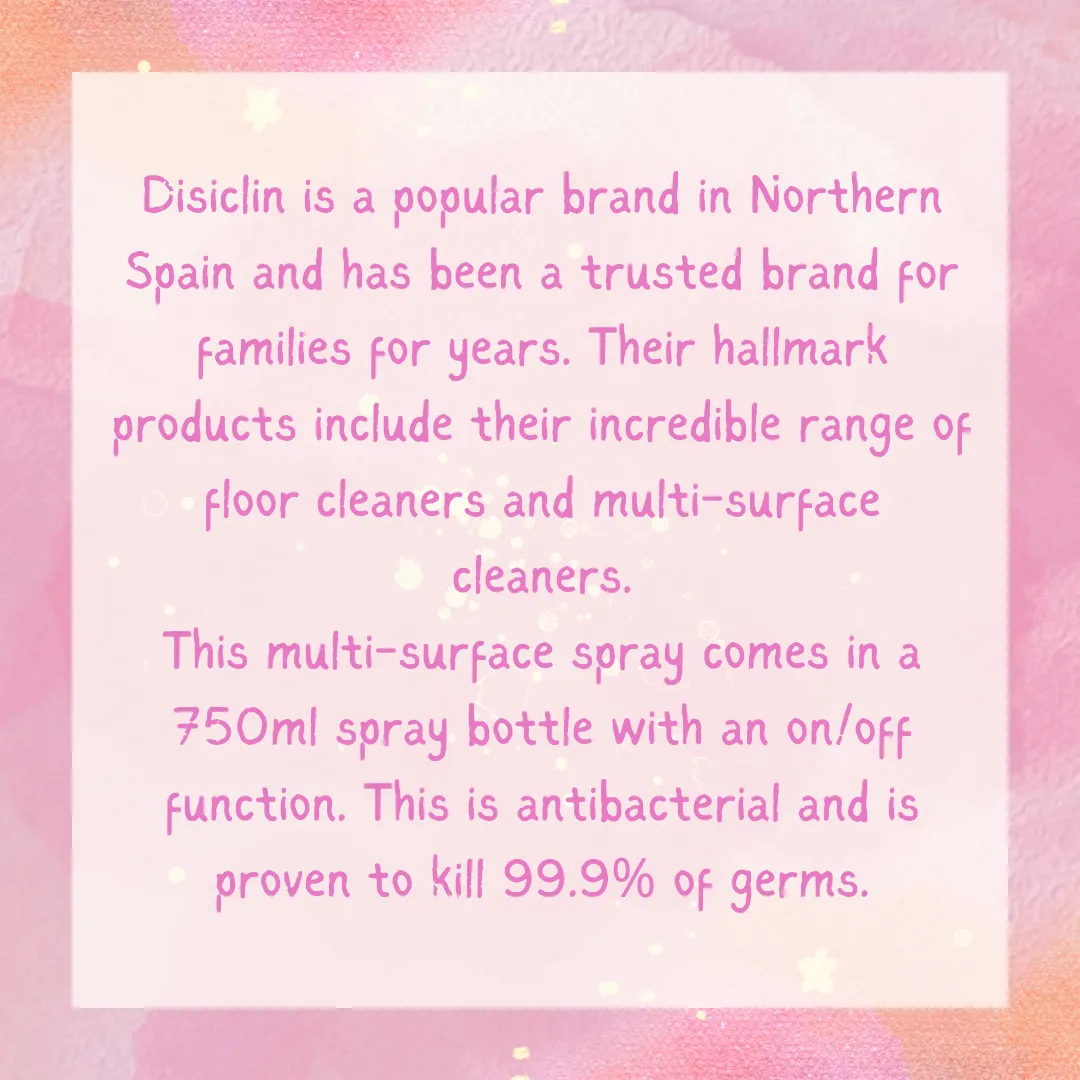 Disiclin Multi Surface Disinfectant spray 750ml