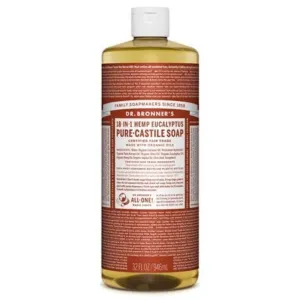 Dr. Bronner's Pure Castille Liquid Hemp Eucalyptus 32 Ounces