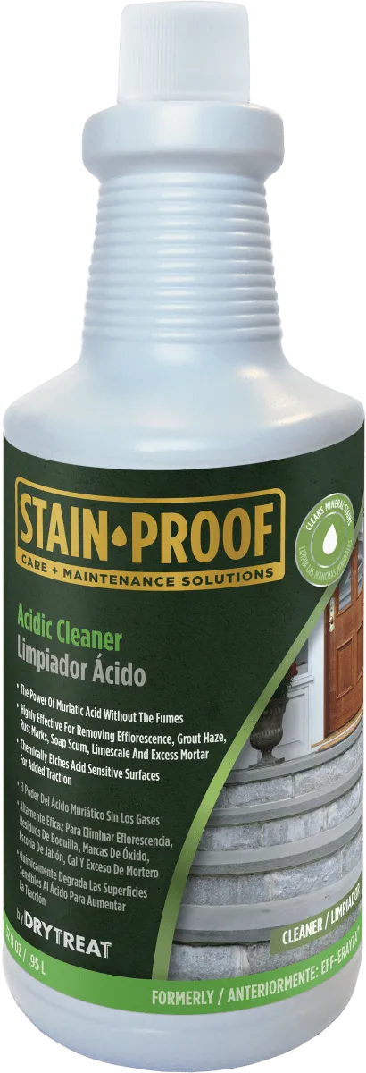 Dry-Treat Stain-Proof Eff Erayza Safe Acid Cleaner