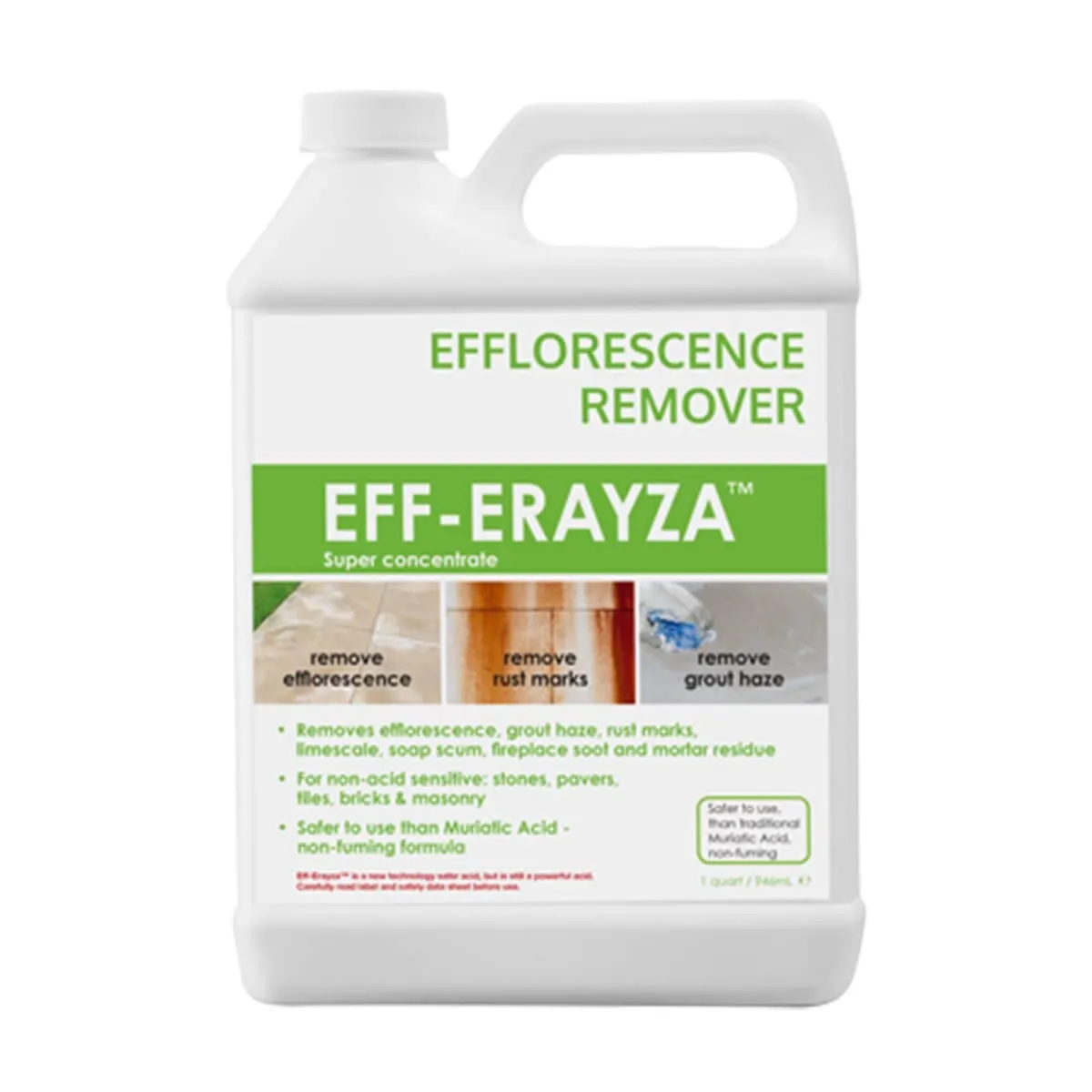 Dry-Treat Stain-Proof Eff Erayza Safe Acid Cleaner