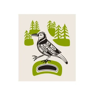 Eco Cloths - Crow - Walk in the Park - Paul Windsor (Haisla, Heiltsuk)