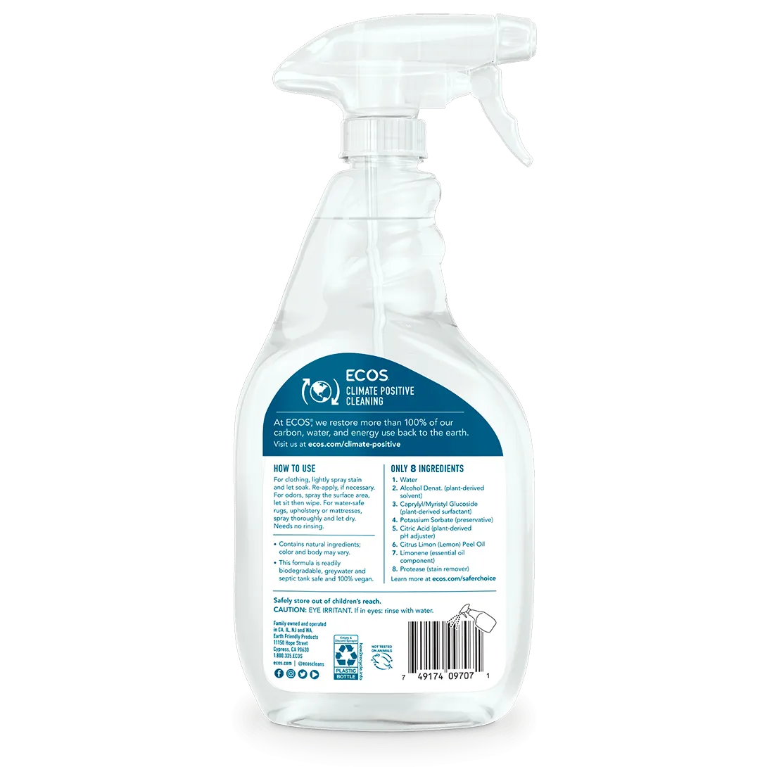ECOS Stain   Odor Remover - Lemon 22oz/650ml Exp: 07/26
