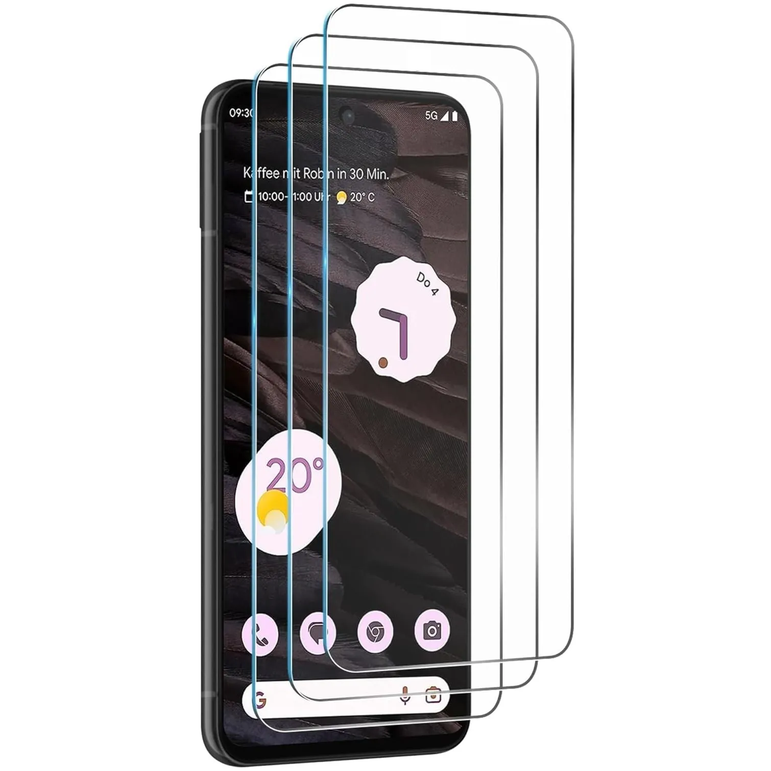 Entronix 2-Pack for Google Pixel 8 Pro, Clear Tempered Glass Screen Protector