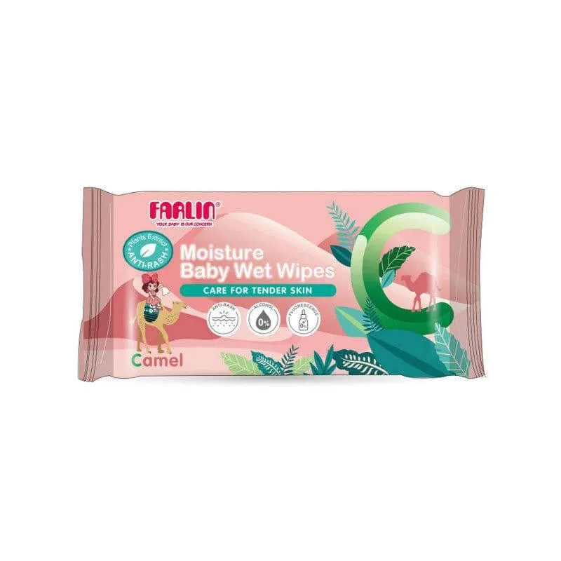 Farlin Safari Wet Wipes 10 Sheets - 5 Packs