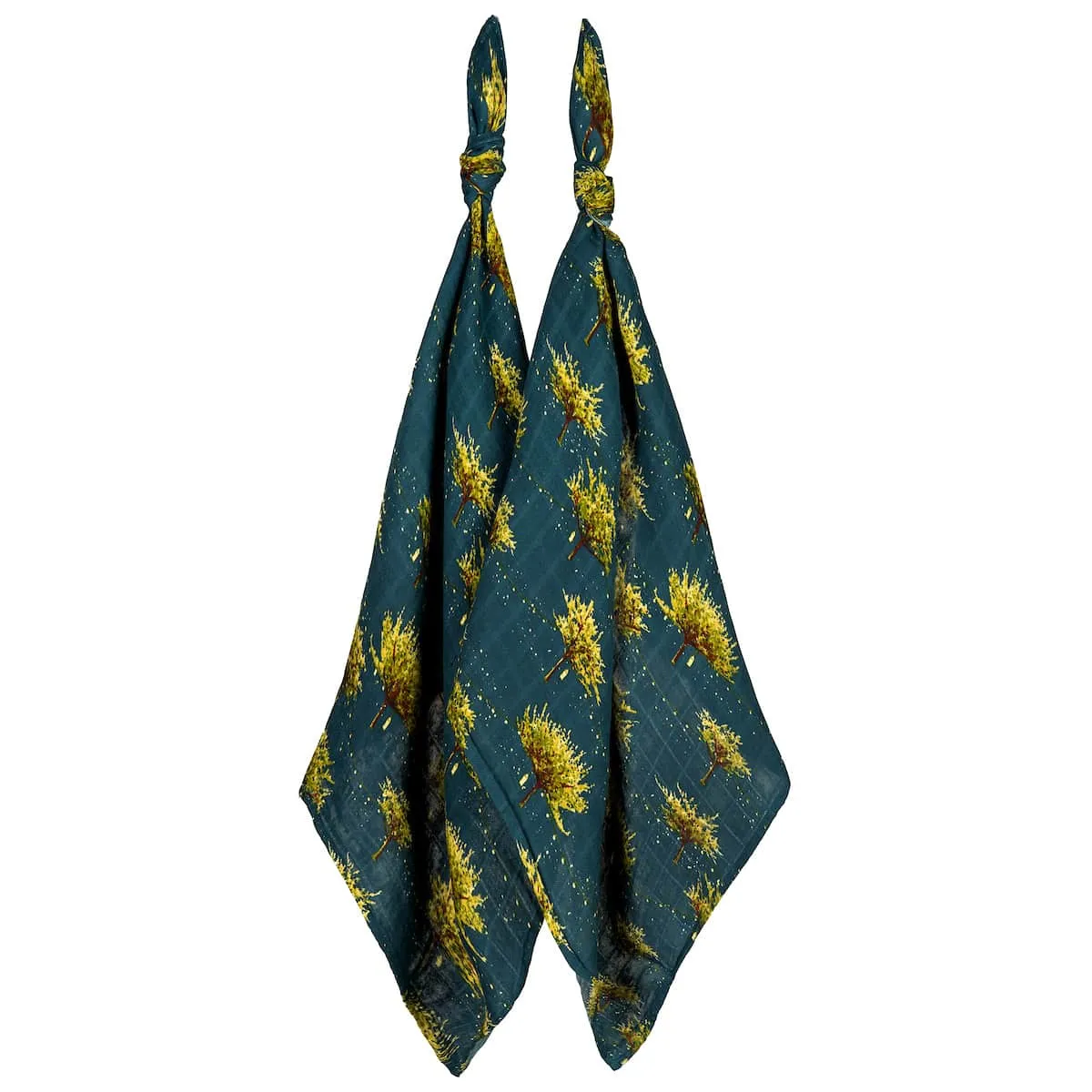 Firefly Bamboo Muslin Two-Piece Burp Cloth Set