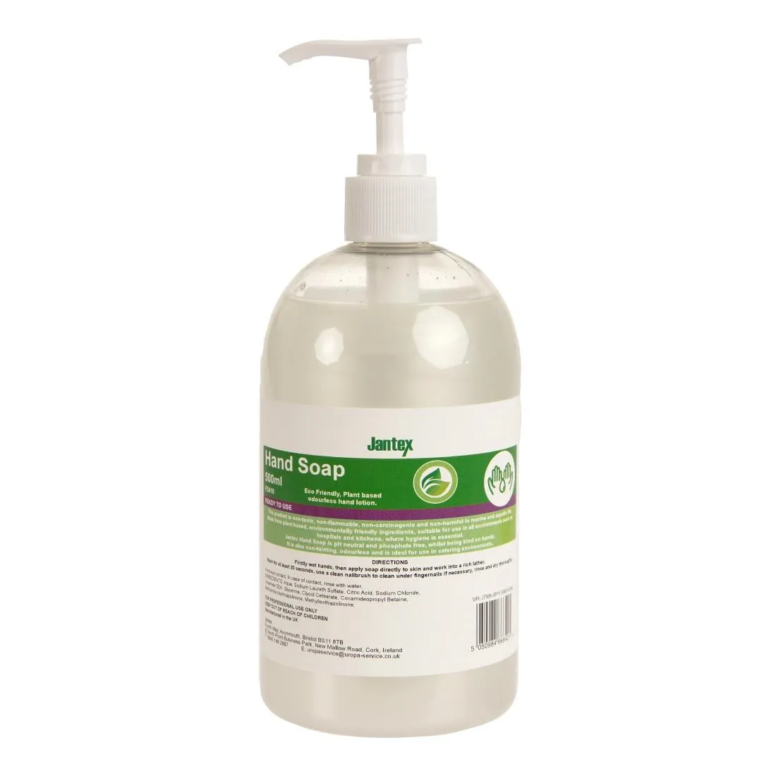 FS418 Jantex Green Hand Soap Lotion Ready To Use 500ml