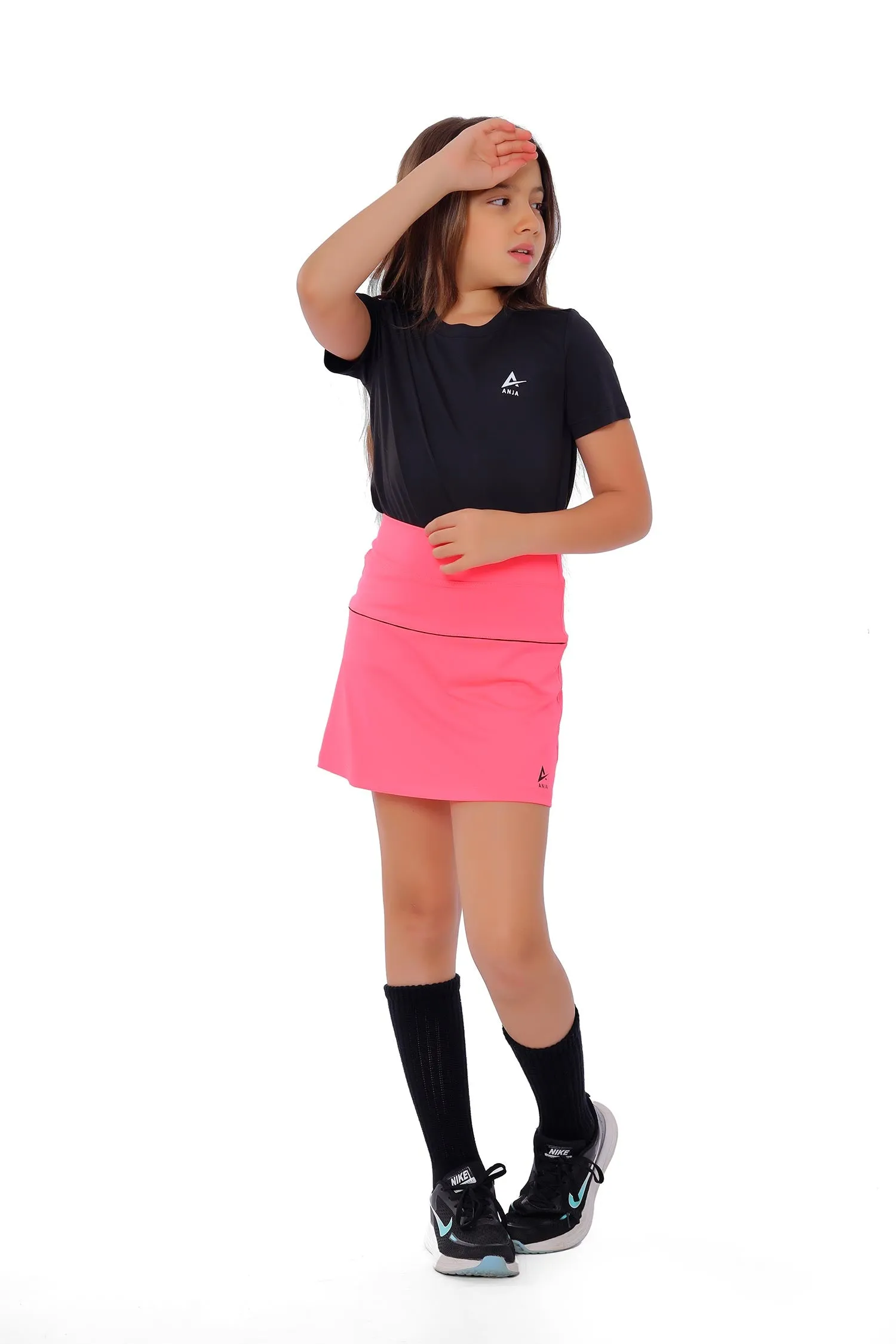 Girls Athletic Skirt (0129) - Anja Sportswear