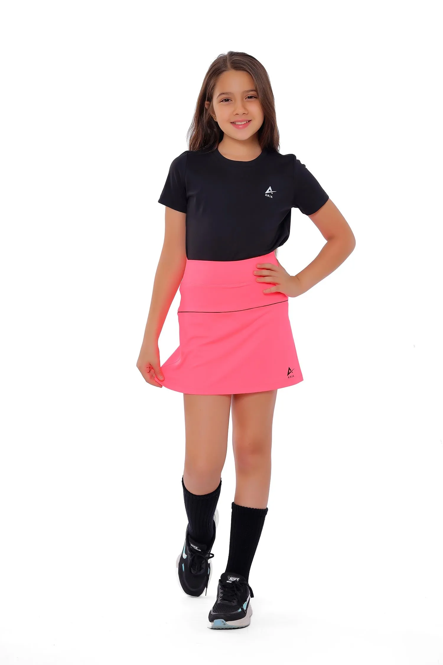 Girls Athletic Skirt (0129) - Anja Sportswear