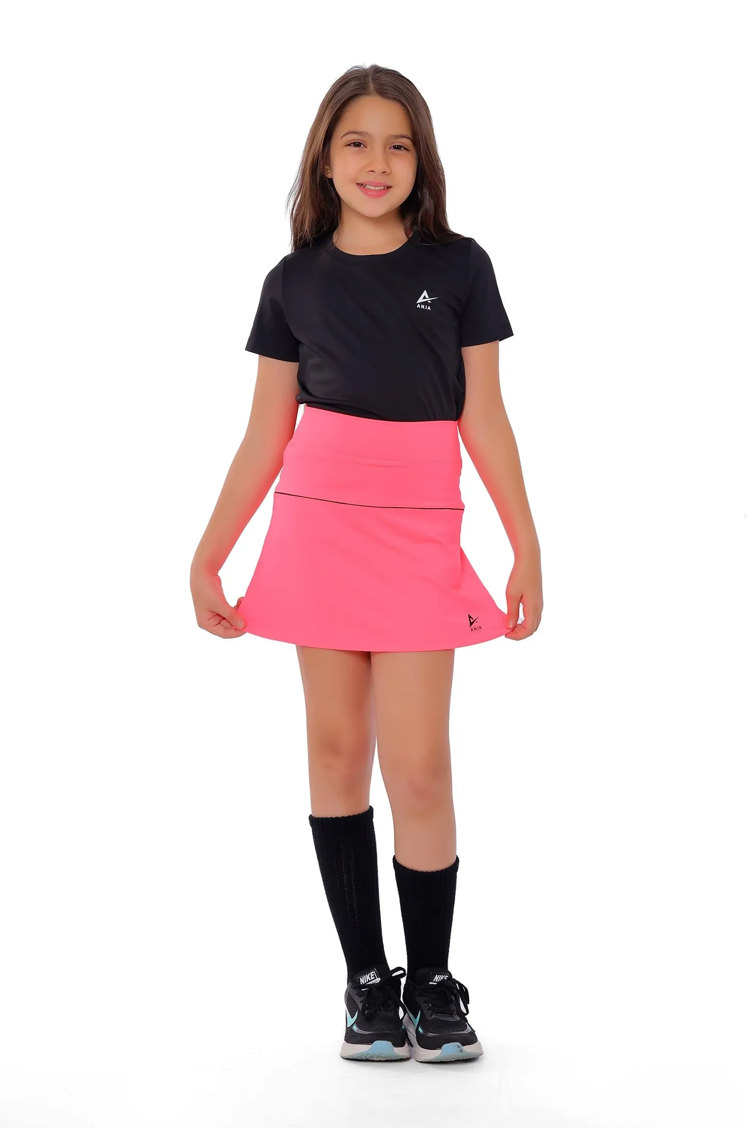 Girls Athletic Skirt (0129) - Anja Sportswear