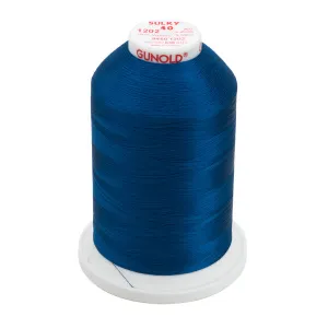Gunold Rayon Embroidery Thread - Sulky 40 - 5000m - 1202 - Deep Turquoise