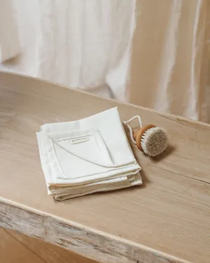 Handmade Raw Silk Face Cloths