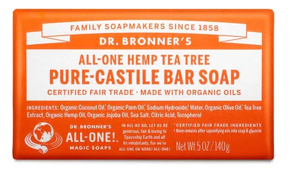 Hemp Tea Tree Pure-Castille Bar Soap