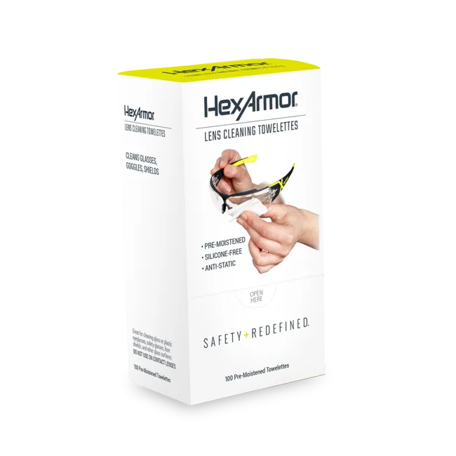 HexArmor® Lens Cleaning Wipes