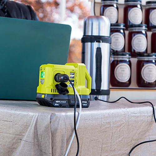Inverter Ryobi 18V 120W ONE  Battery Power Source