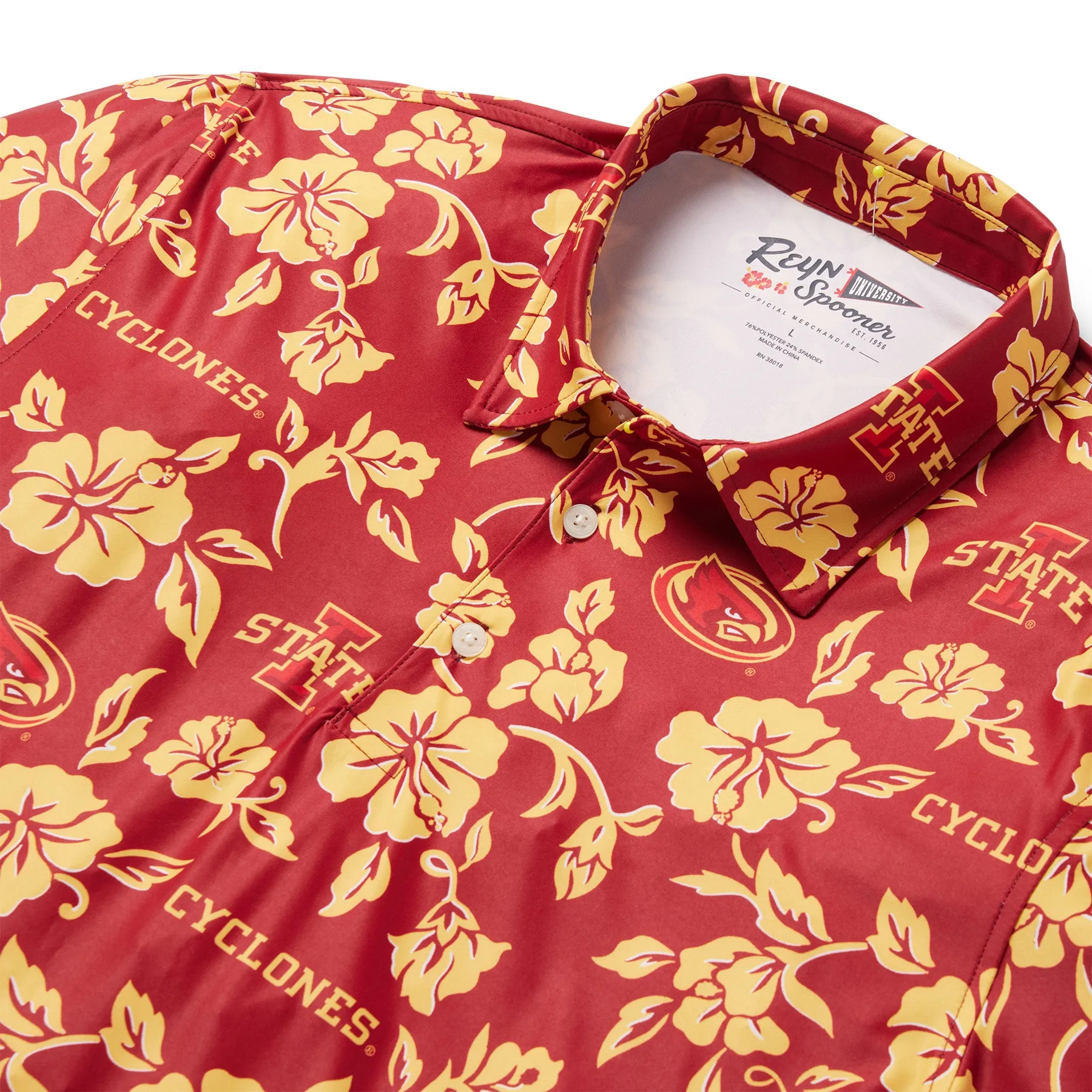 IOWA STATE UNIVERSITY GAME DAY PERFORMANCE POLO / Performance Fabric