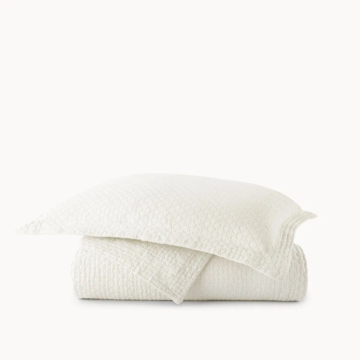 Juliet Pearl Matelassé Coverlets by Peacock Alley