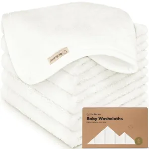 KeaBabies: Baby Washcloths, Soft Viscose, Bamboo Deluxe