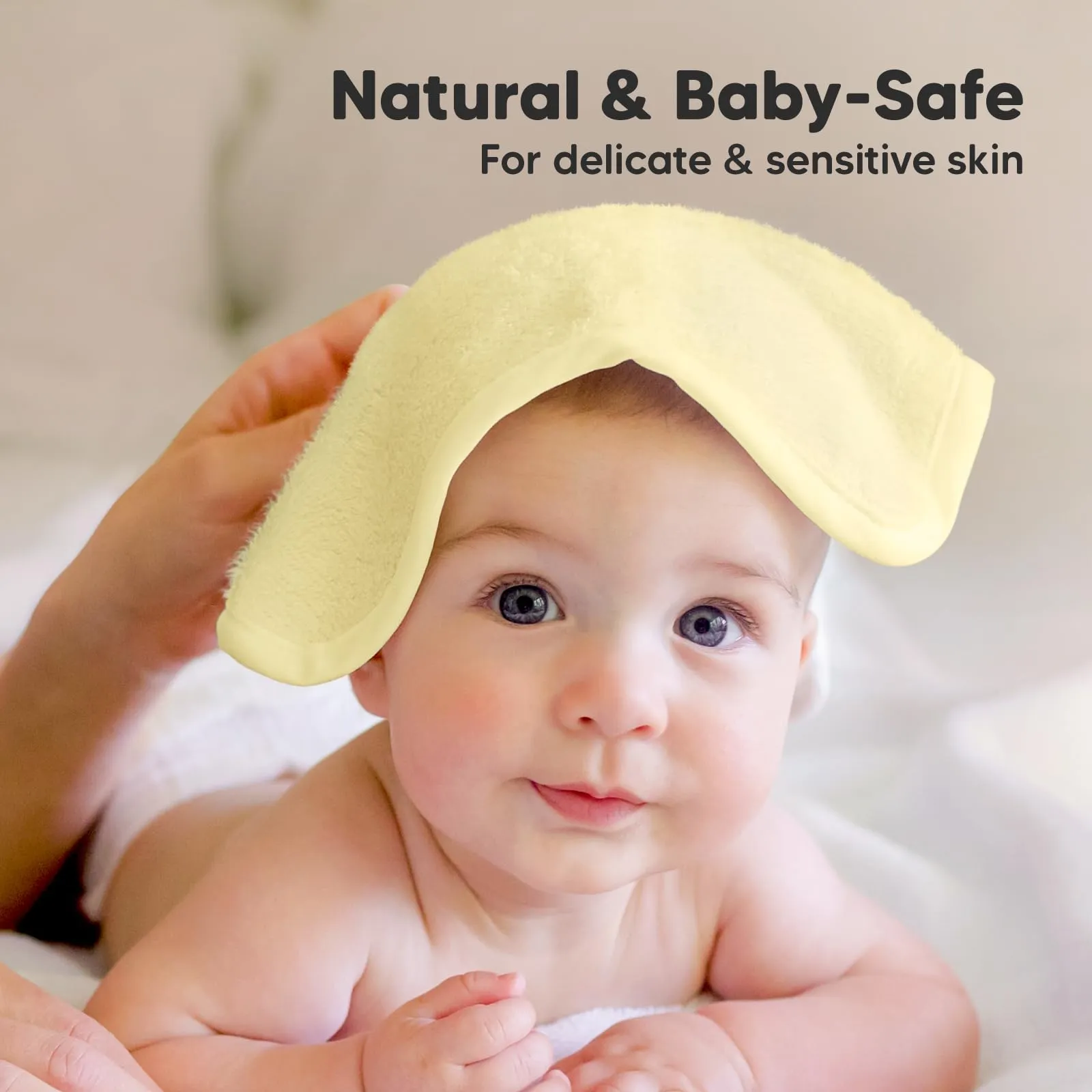 KeaBabies: Baby Washcloths, Soft Viscose, Bamboo Deluxe