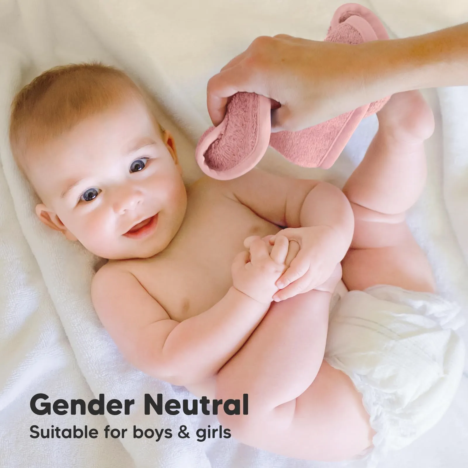 KeaBabies: Baby Washcloths, Soft Viscose, Bamboo Deluxe