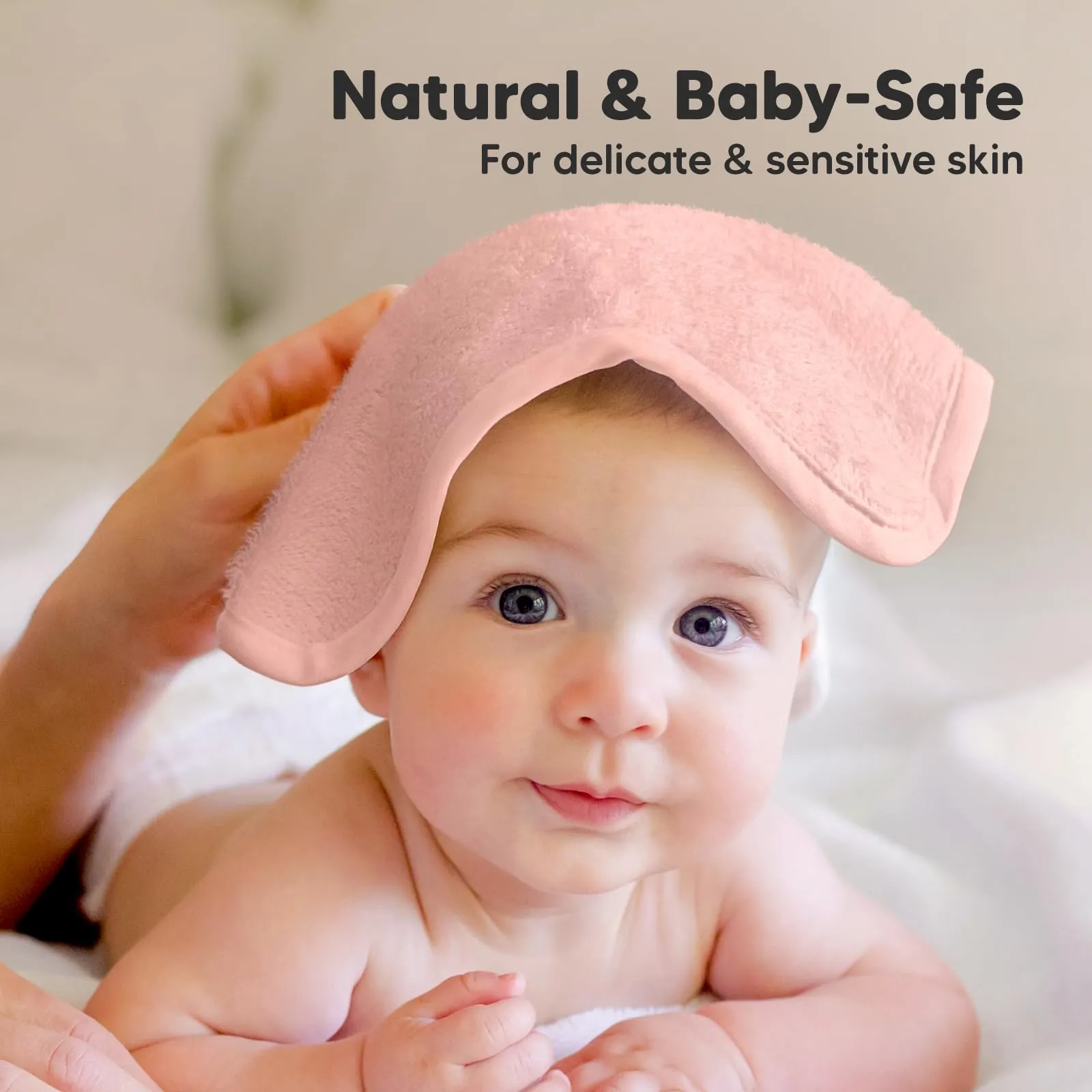KeaBabies: Baby Washcloths, Soft Viscose, Bamboo Deluxe