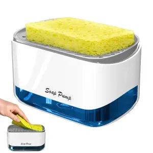Kitchen Soap Pump and Sponge Caddy
